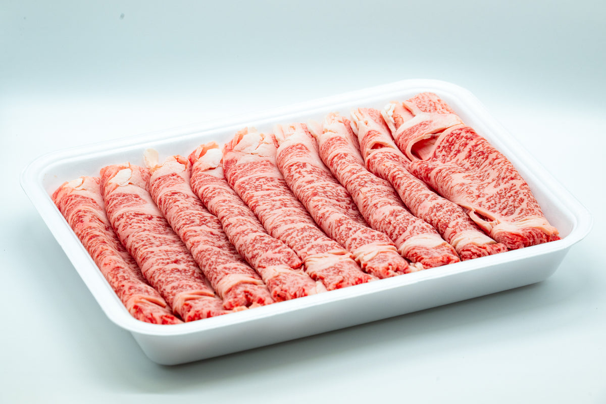 五島列島 五島産黒毛牛 薄切りロース すき焼き用（500g）