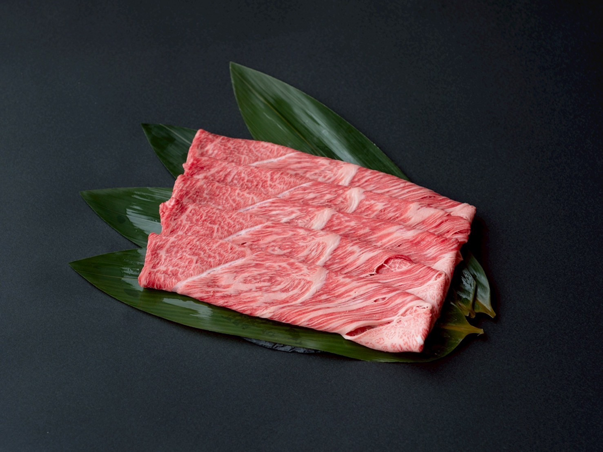 五島列島 五島産黒毛牛 薄切りロース すき焼き用（450g）